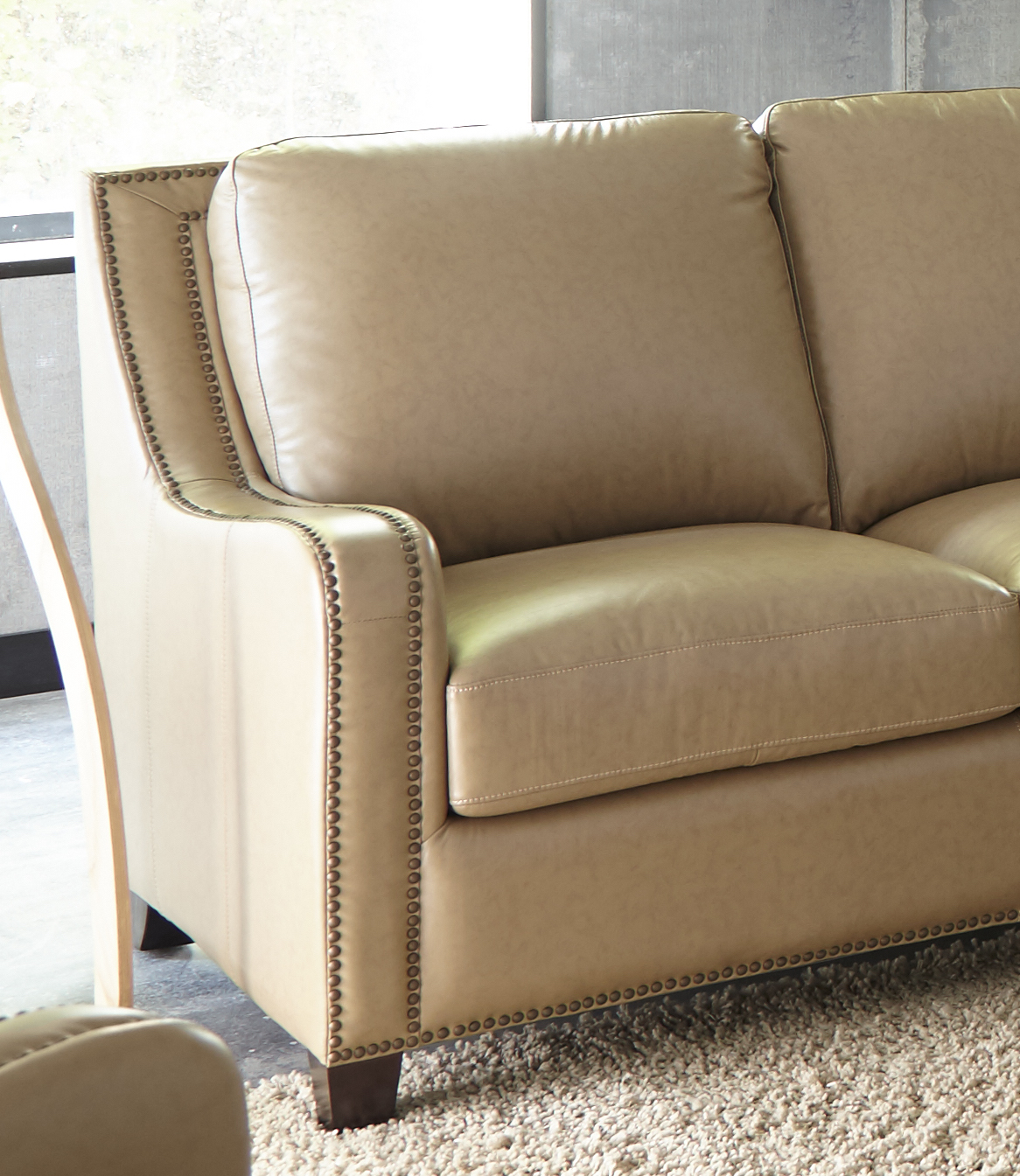 Denver 1636 Leather Sofa In Camel In Stock Fast Sofas And Sectionals