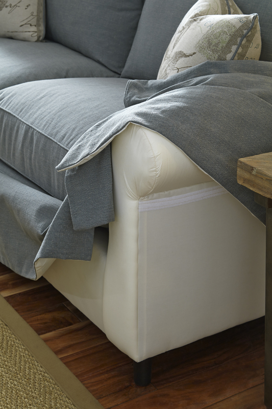 Jenny Slipcover Sofa with Down Cushions Sofas and Sectionals