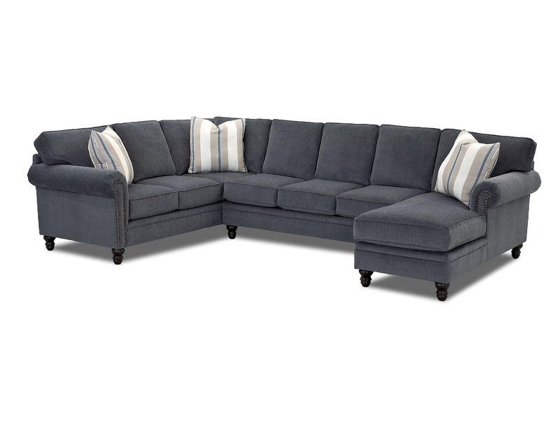 Carter K94400 Sectional Non Nailhead Sofas And Sectionals