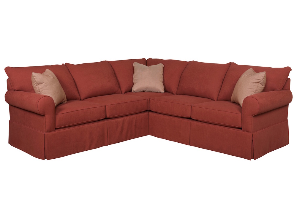 Uptown 4236 Slipcover Sectional Customize Sofas And Sectionals Spinner
