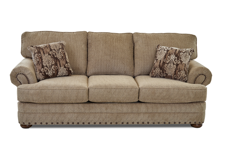 Cliffside K30200 Nailhead Queen Sofa Sleeper Sofas And Sectionals