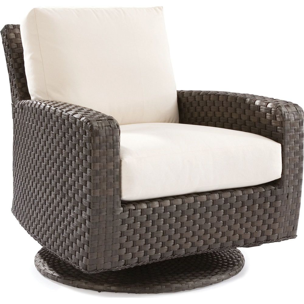 Leeward Outdoor Wicker Swivel Glider Lounge Sofas And