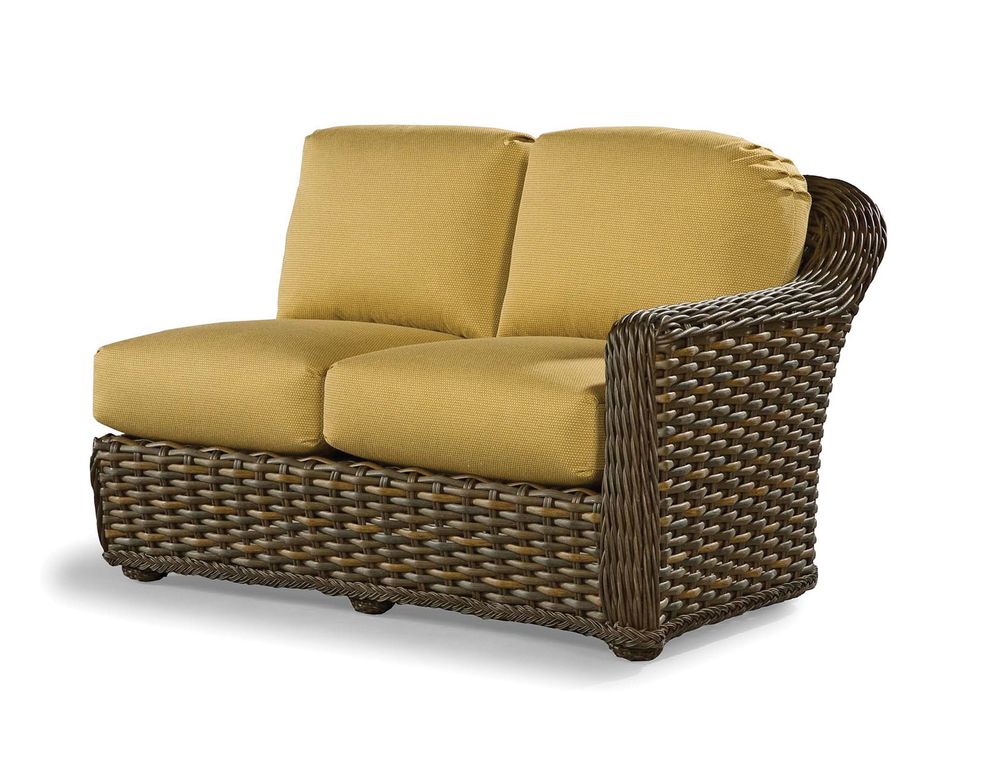 South Hampton Outdoor Wicker Sectional Sofas And Sectionals The South Hampton Sectional Is A Beautiful And Comfortable Addition To Your Outdoor Living Space It Features Wide Accommodating Seating Area That