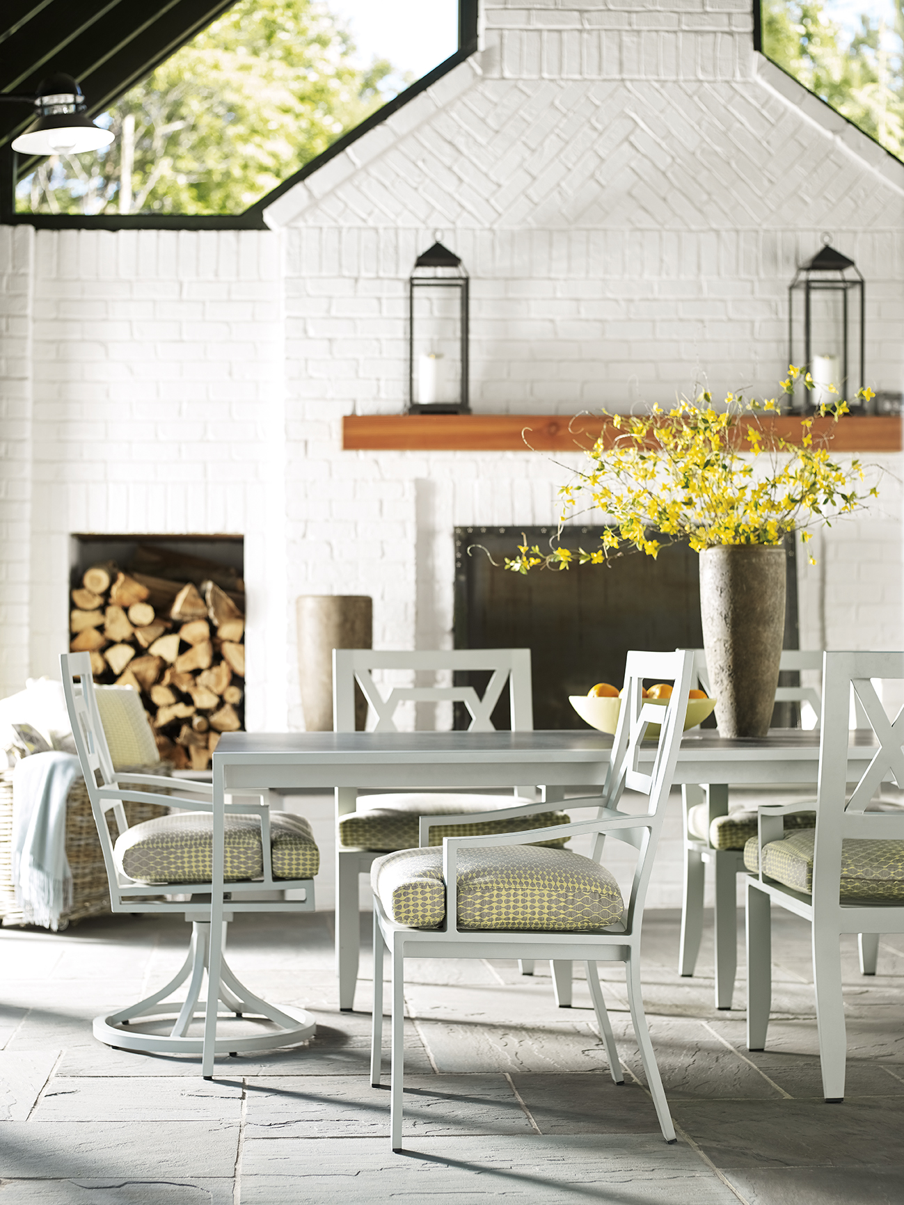 barcalounger patio furniture on Spector Outdoor 7 Piece Dining Collection Sofas And Sectionals