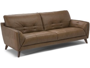 Medium Brown Sofas And Sectionals Andrea B974 100 Top Grain Leather Sofa