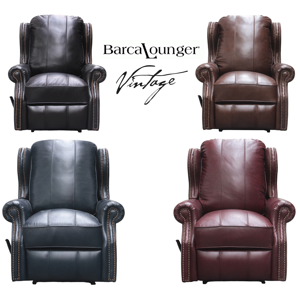 Bristol Vintage Leather Recliner In Stock Sofas And Sectionals Bristol Vintage Leather Recliner In