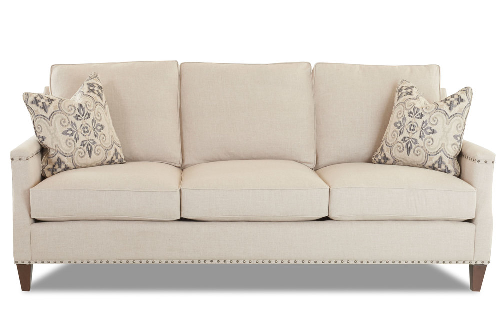 Bond 87 Nailhead Sofa W Down Cushions Sofas And Sectionals Bond 87 Nailhead Sofa W Down Cushions