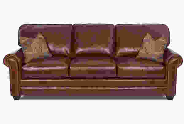 Epic Extra Large 102 All Leather Sofa W Sofas And Sectionals Epic Extra Large 102 All Leather Sofa W Down Cushions