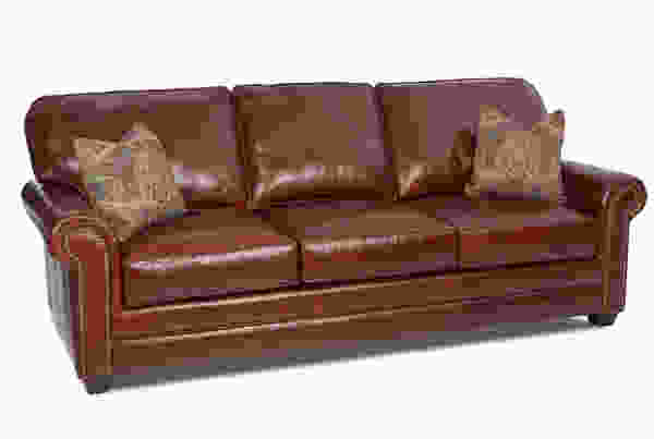 Epic Extra Large 102 All Leather Sofa W Sofas And Sectionals Epic Extra Large 102 All Leather Sofa W Down Cushions