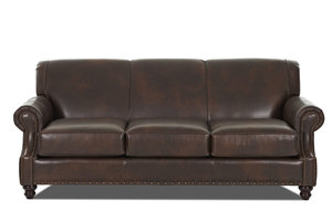 Nailheads Sofas And Sectionals Fremont 87 All Leather Sofa W Nailheads