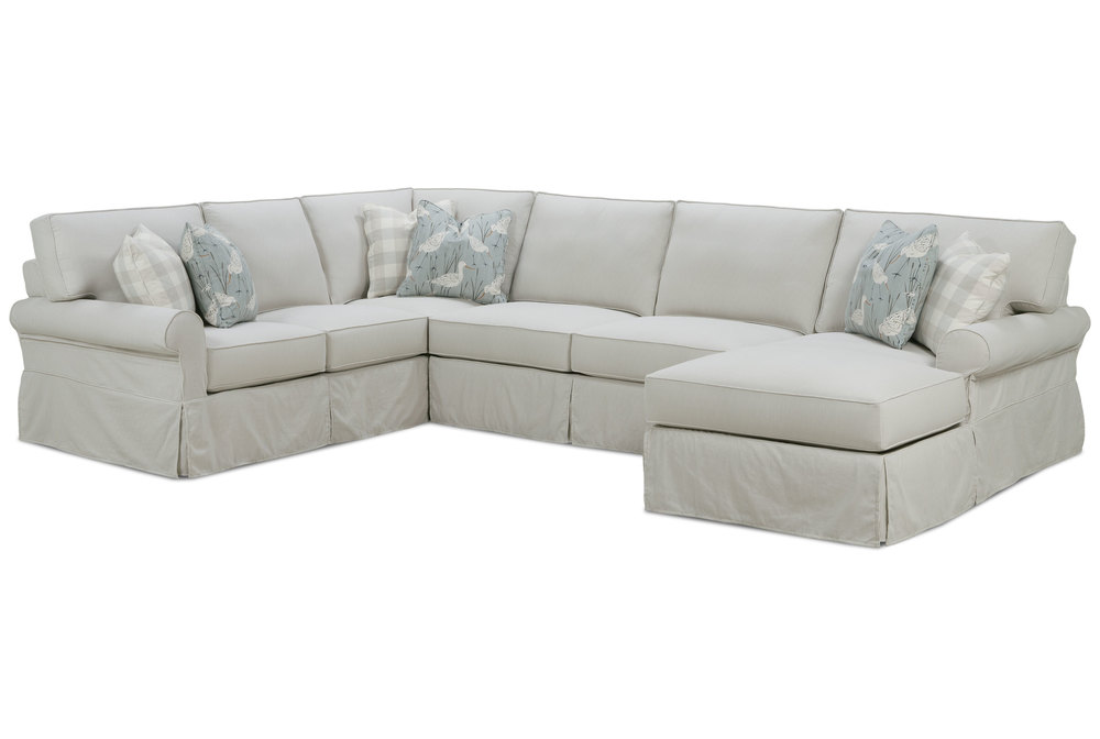 Easton P275 Slipcover Sectional Sofas and Sectionals