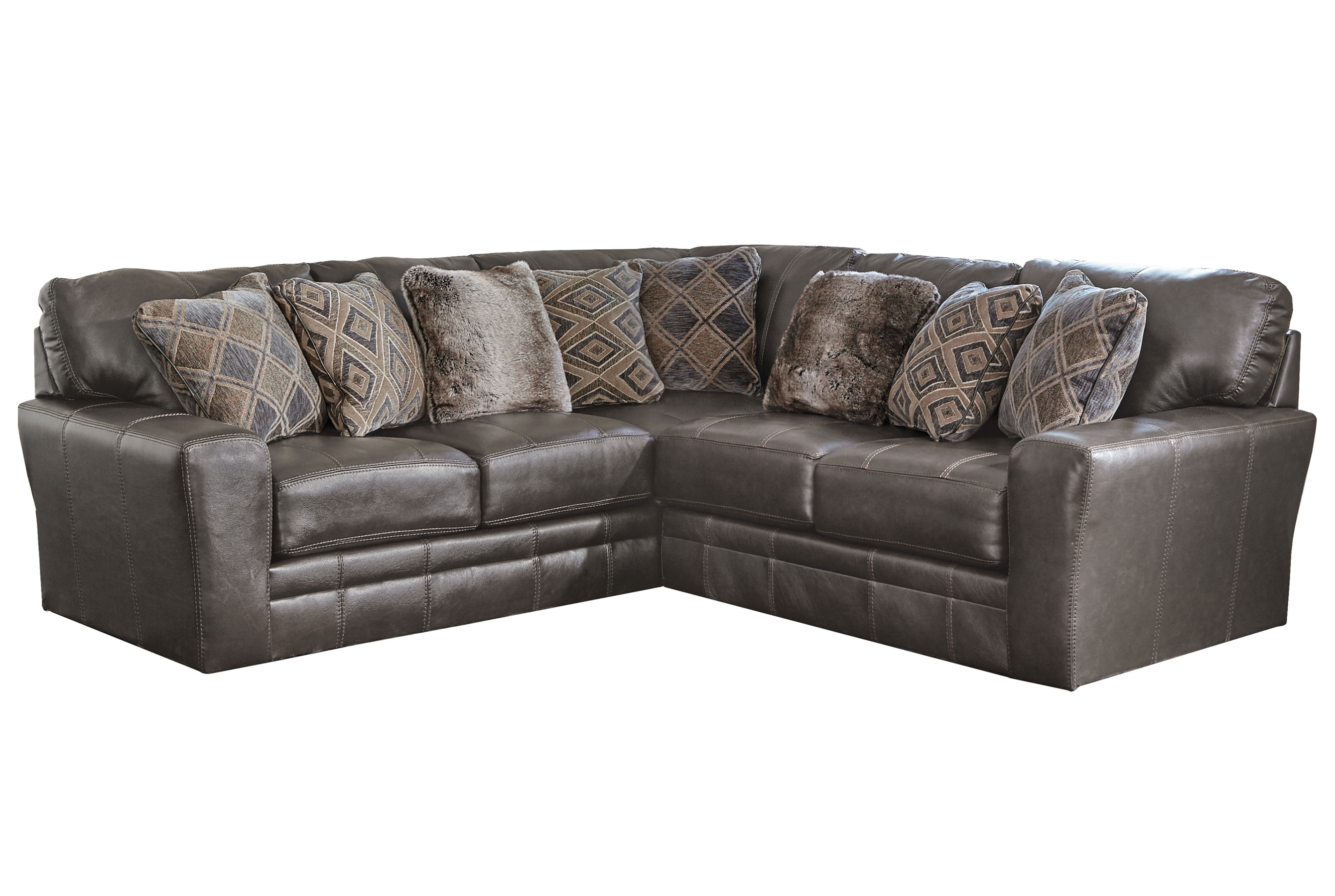 Denali Top Grain Leather Sectional Sofas And Sectionals