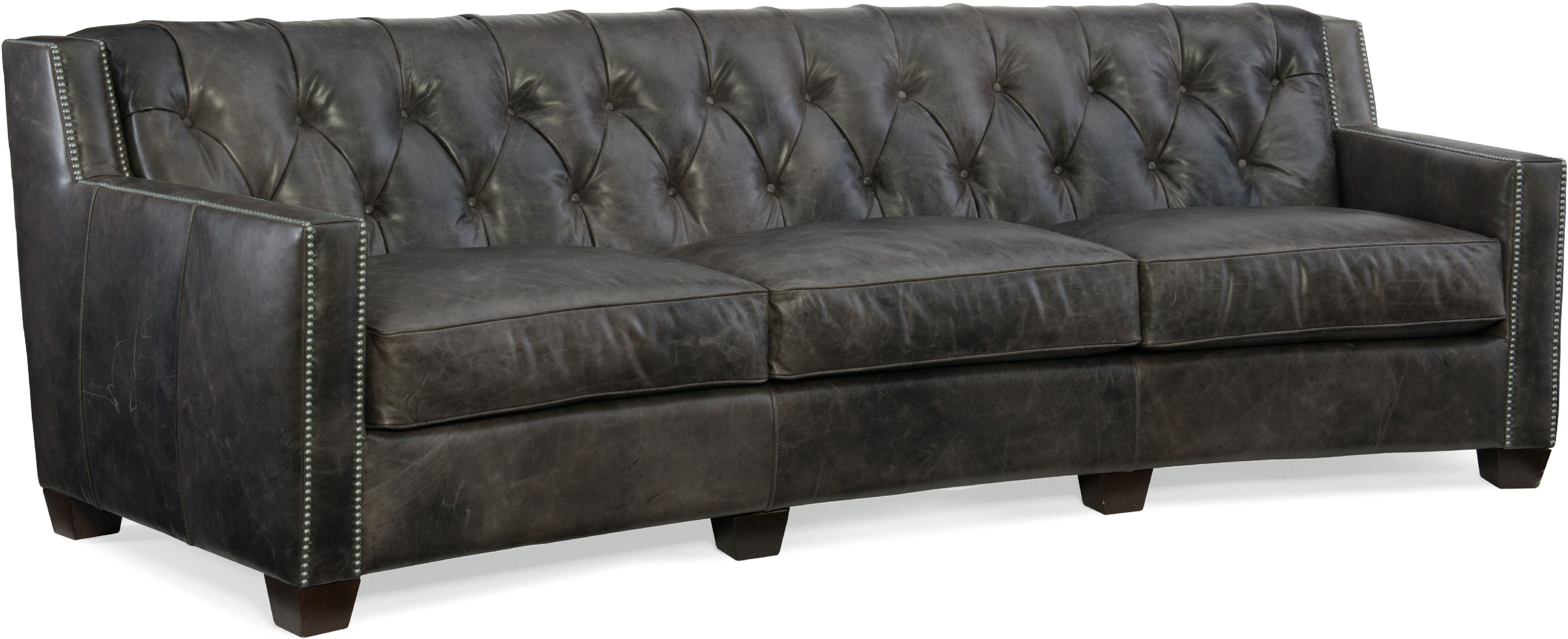 Trellis 108 Leather Conversation Sofa Sofas And Sectionals