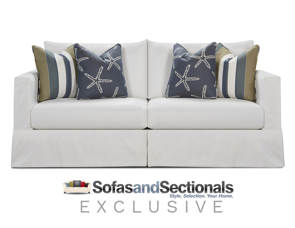 Nautical 86 Slipcover Sofa E X C L U S I Sofas And
