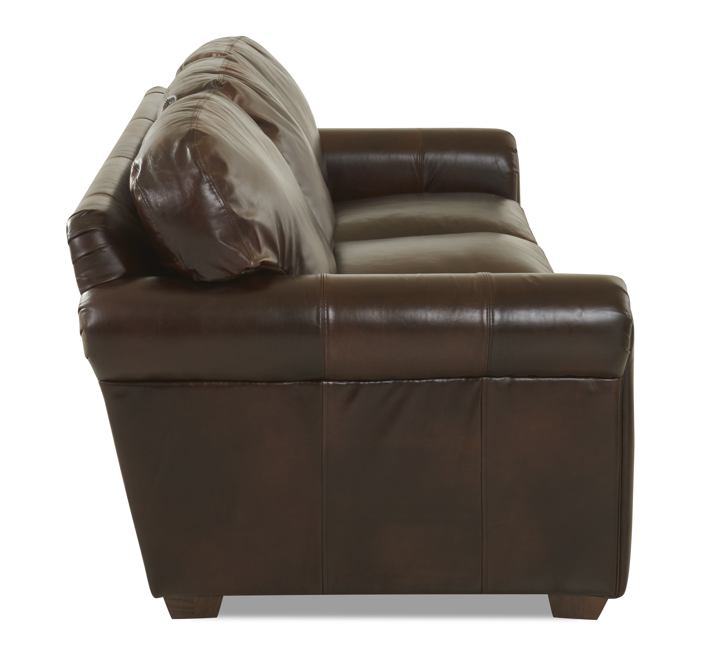 Cassidy Top Grain Leather Sectional with Down Sofas and Sectionals