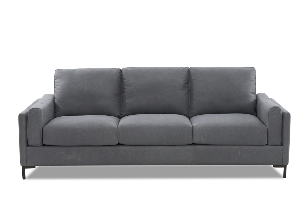 Mystique 98 All Leather Sofa W Down Sofas And Sectionals
