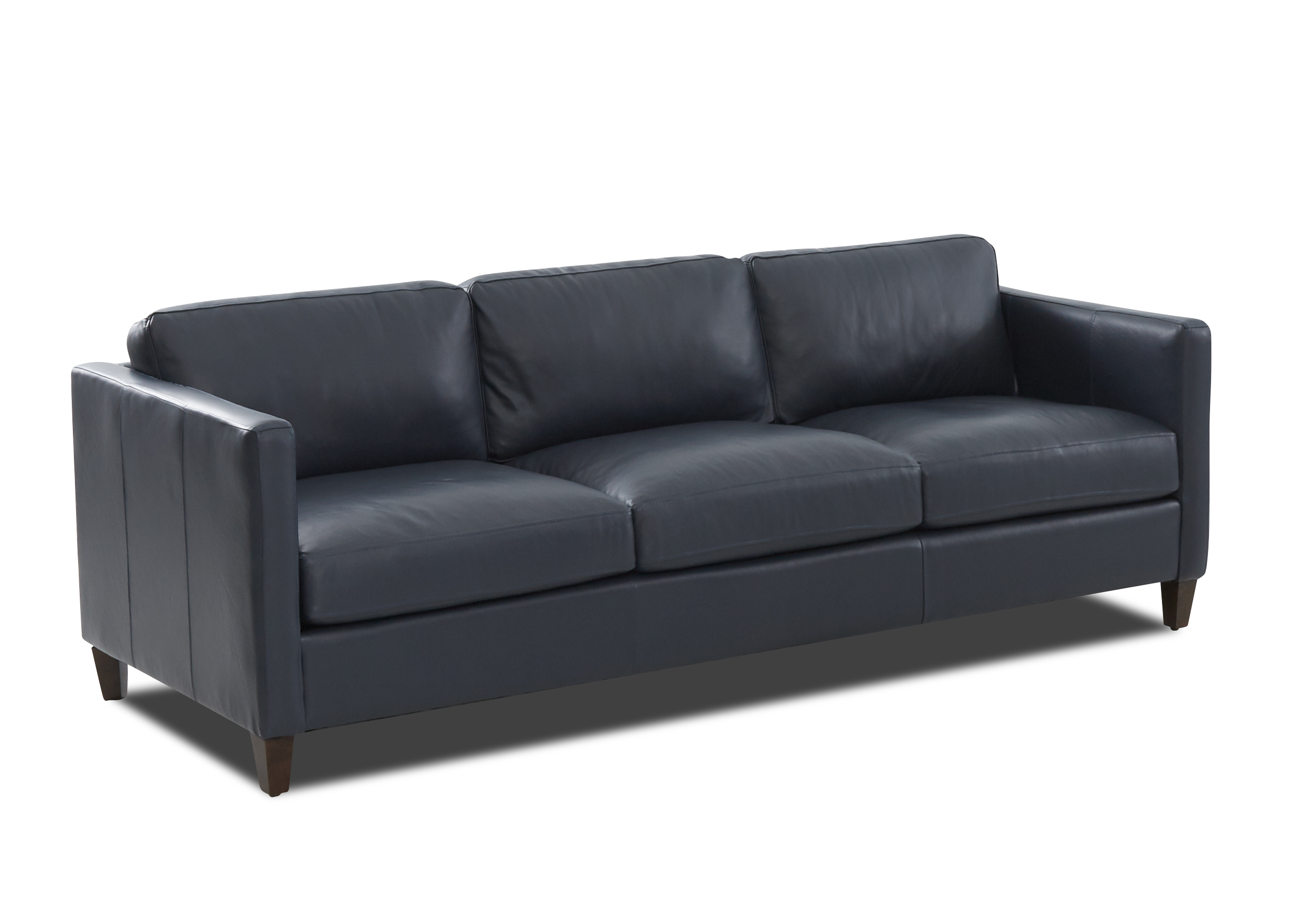 Soho Leather Sofa with Down Cushions (78" Sofas and Sectionals