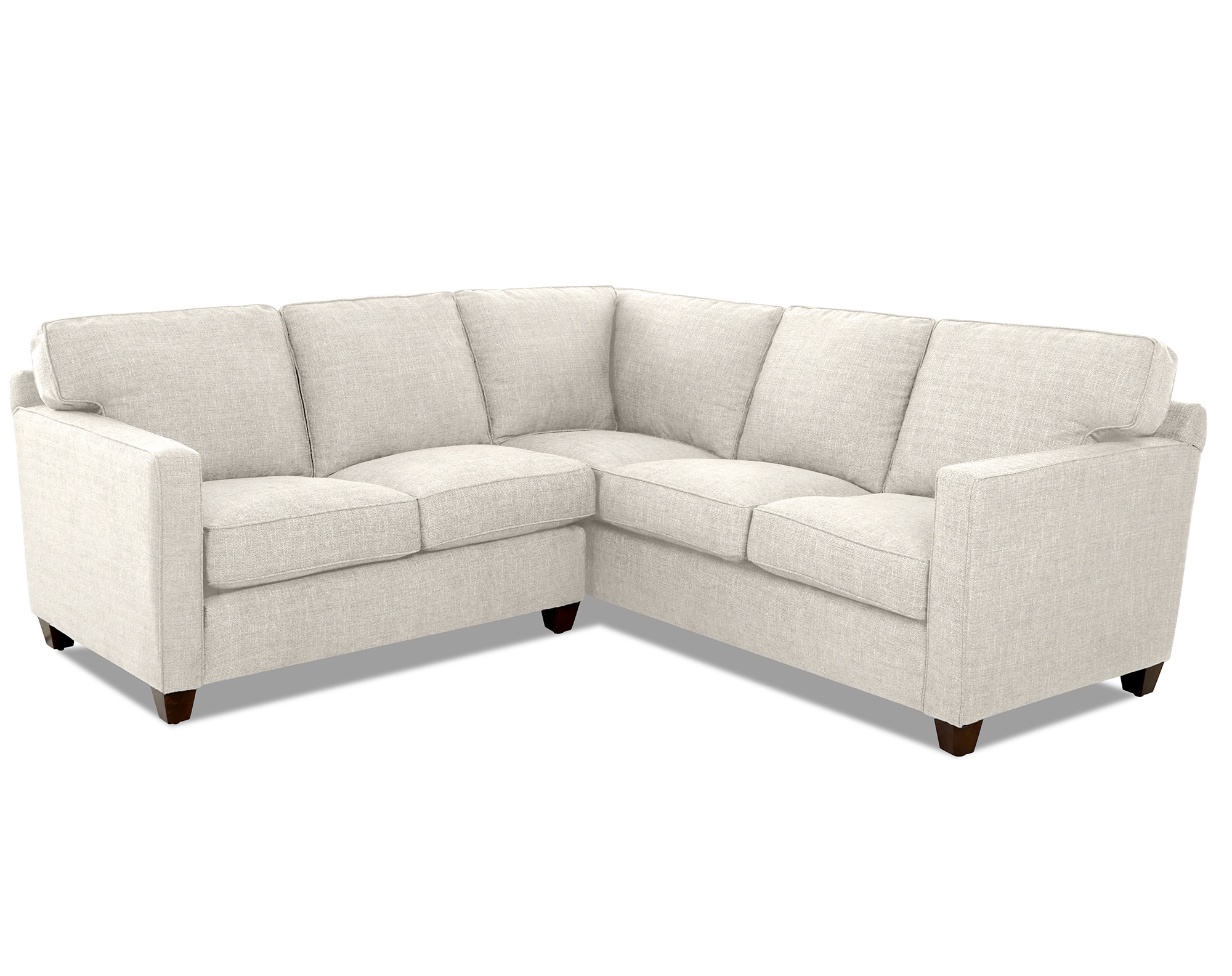 Carter L Shape Sectional with Down Blend Sofas and Sectionals