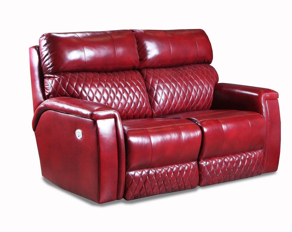 High Rise Double Reclining Sofa 140 Fabrics Sofas and Sectionals