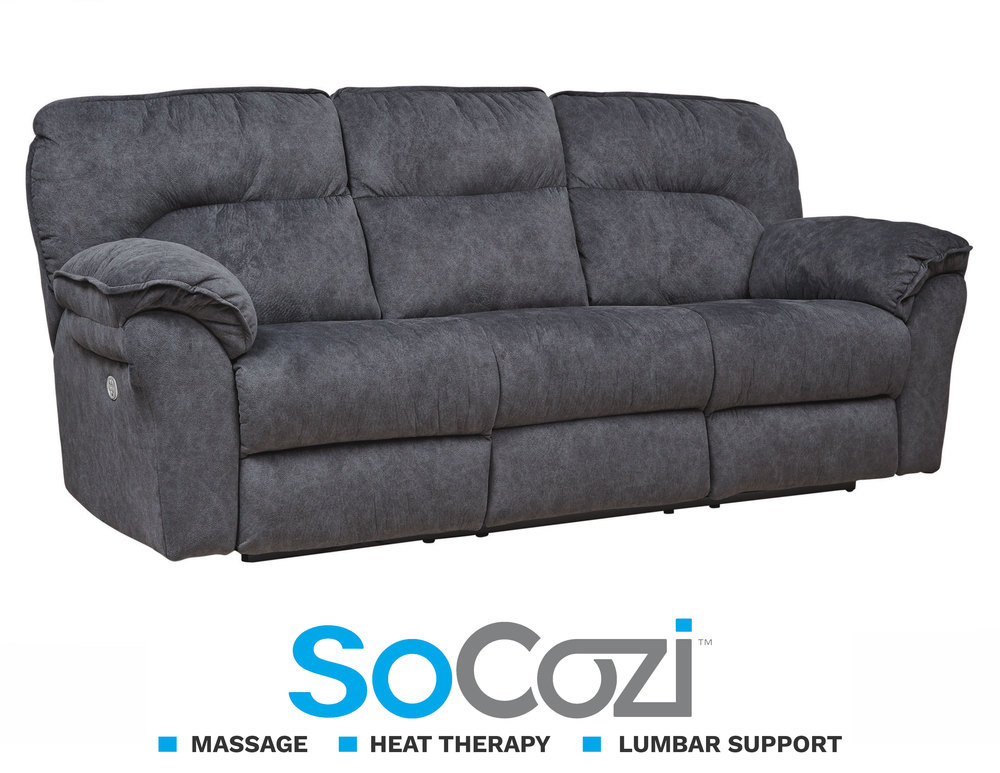 Full Ride Reclining Sofa W Mage Heat Sofas And