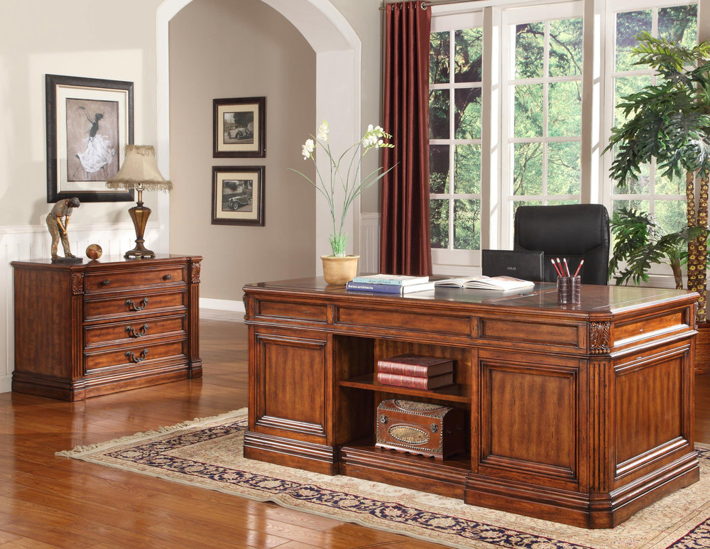 Granada 74 Double Pedestal Executive Desk Sofas And Sectionals Granada 74 Double Pedestal Executive