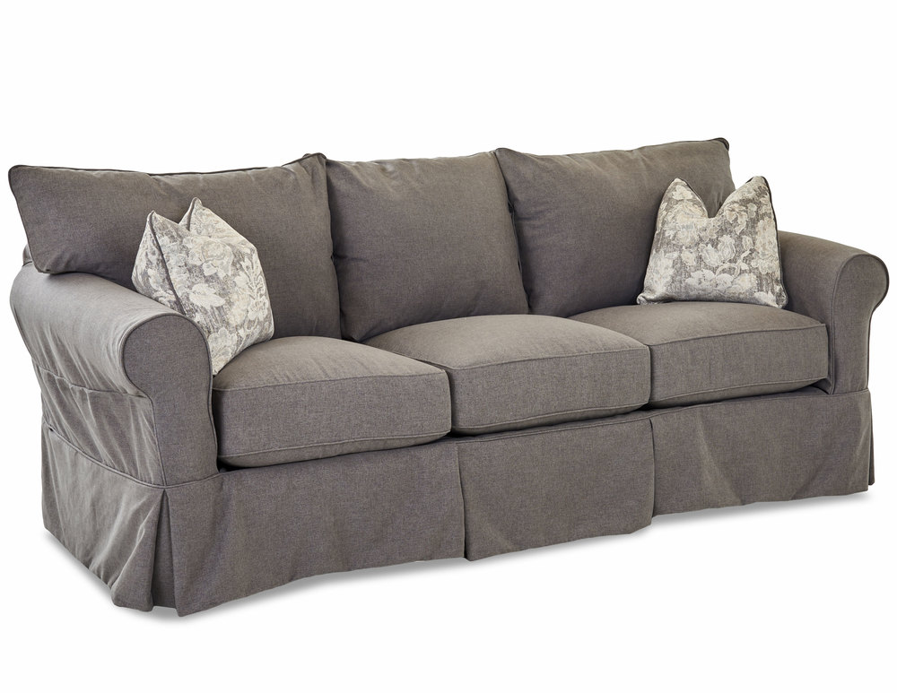 Jenny Slipcover Sofa with Down Cushions Sofas and Sectionals