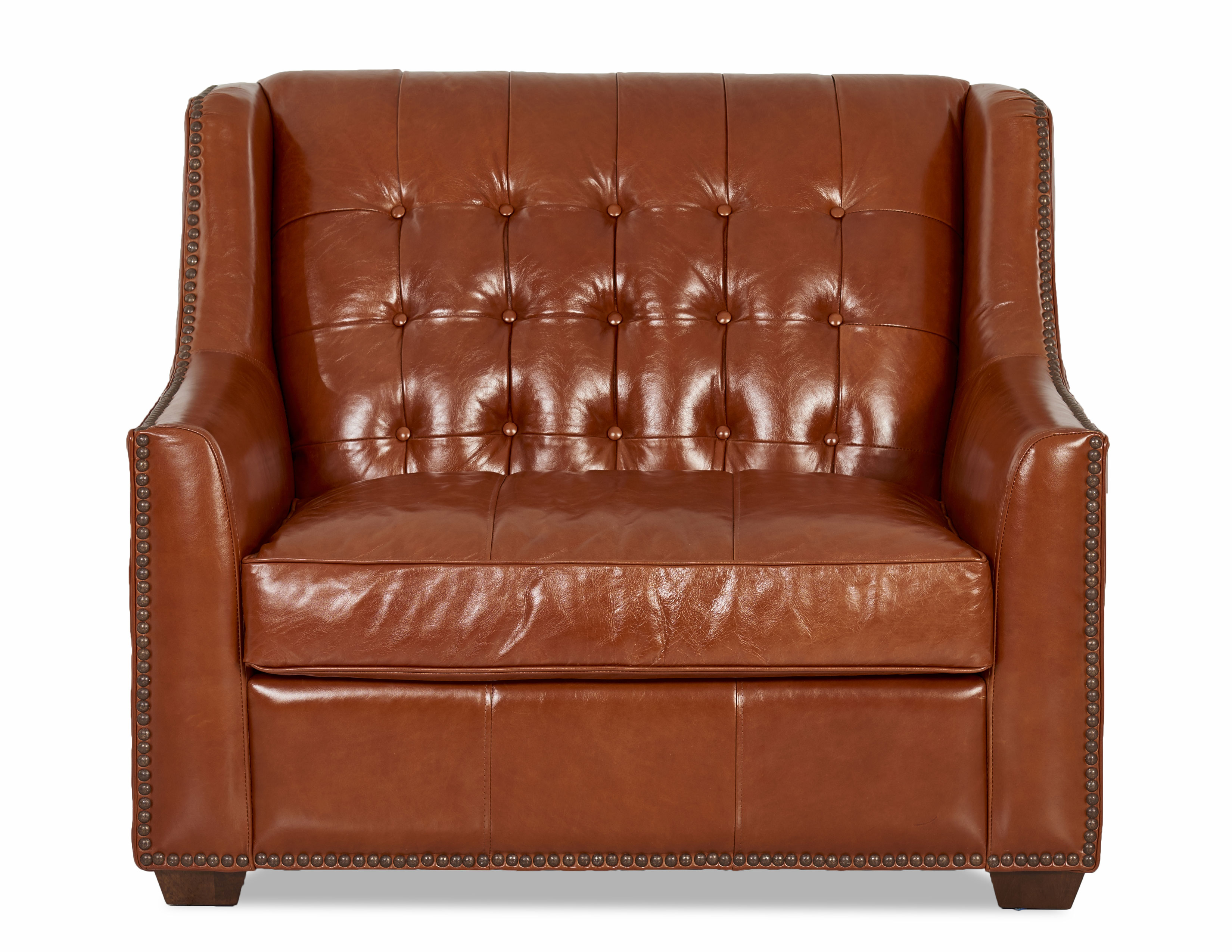 Pennington Top Grain Leather Sofa With Down Sofas And Sectionals