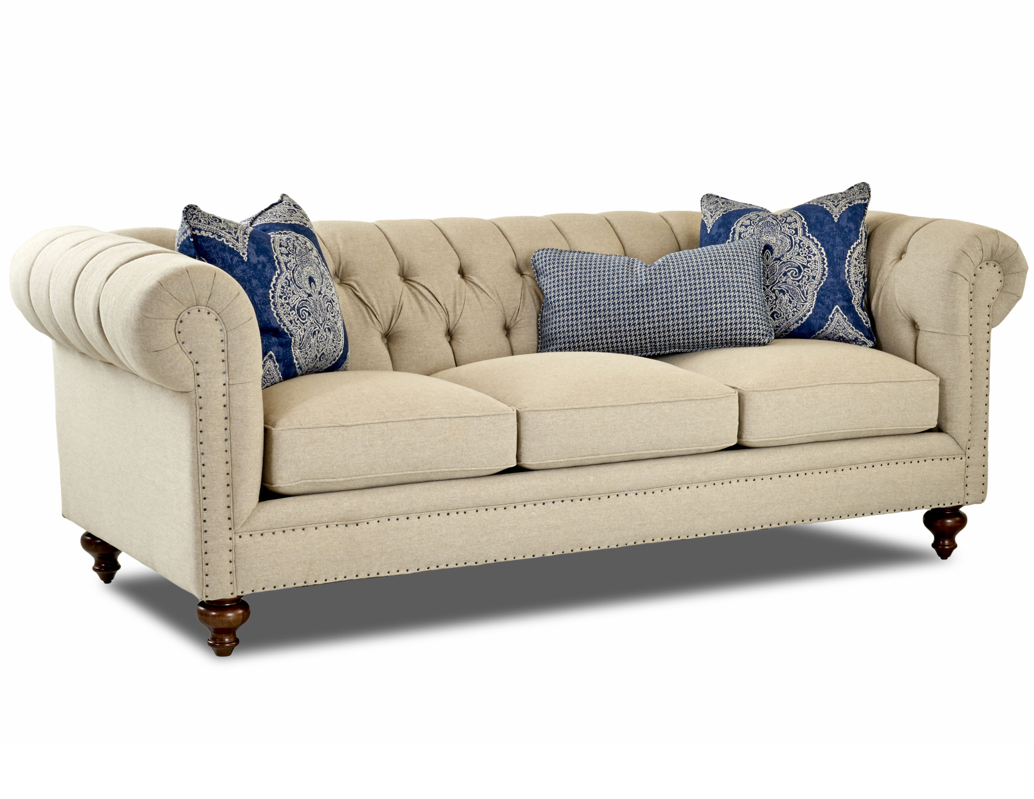 Charlotte Sofa with Down Cushions (109") Sofas and Sectionals