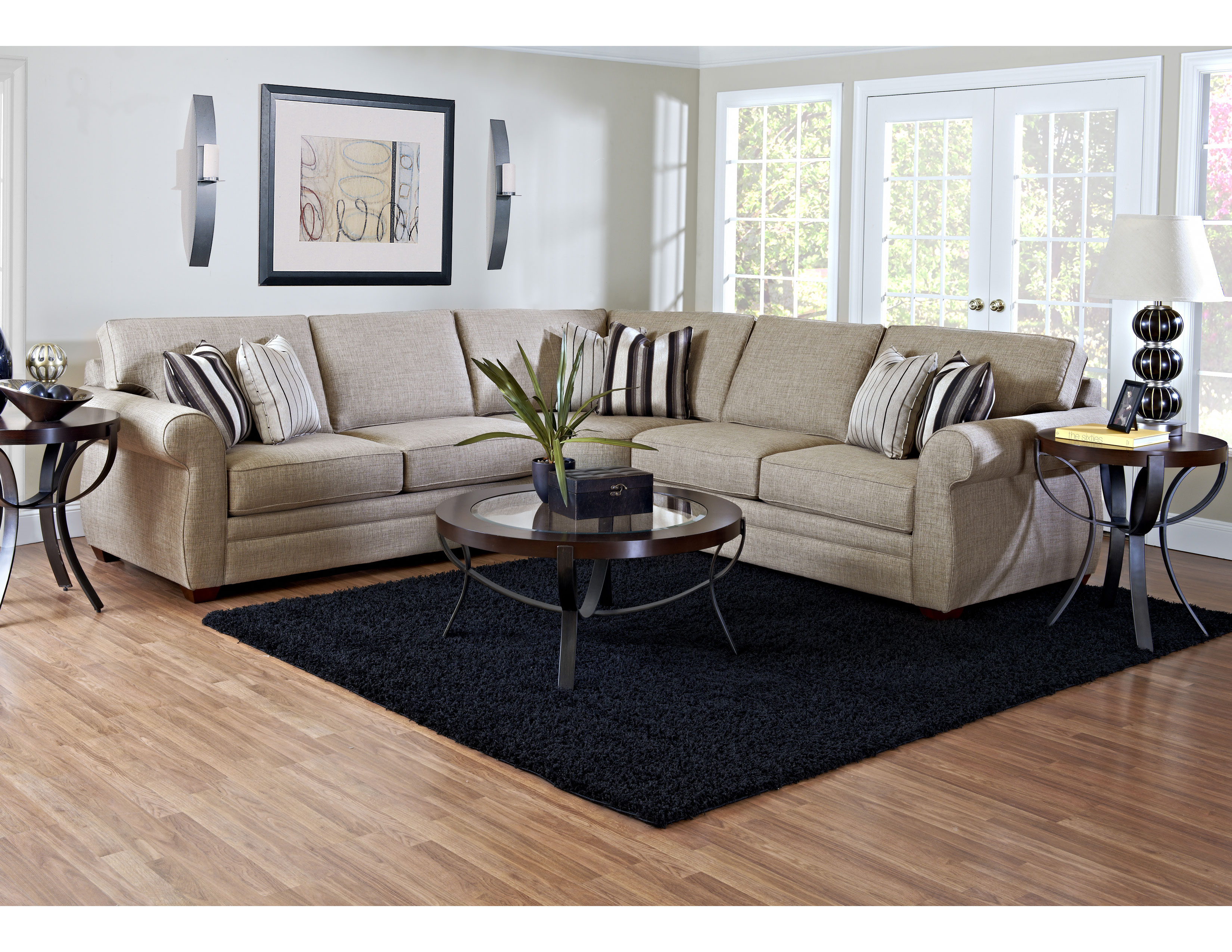 Clanton Full Size Sleeper Sectional (Made to Sofas and Sectionals