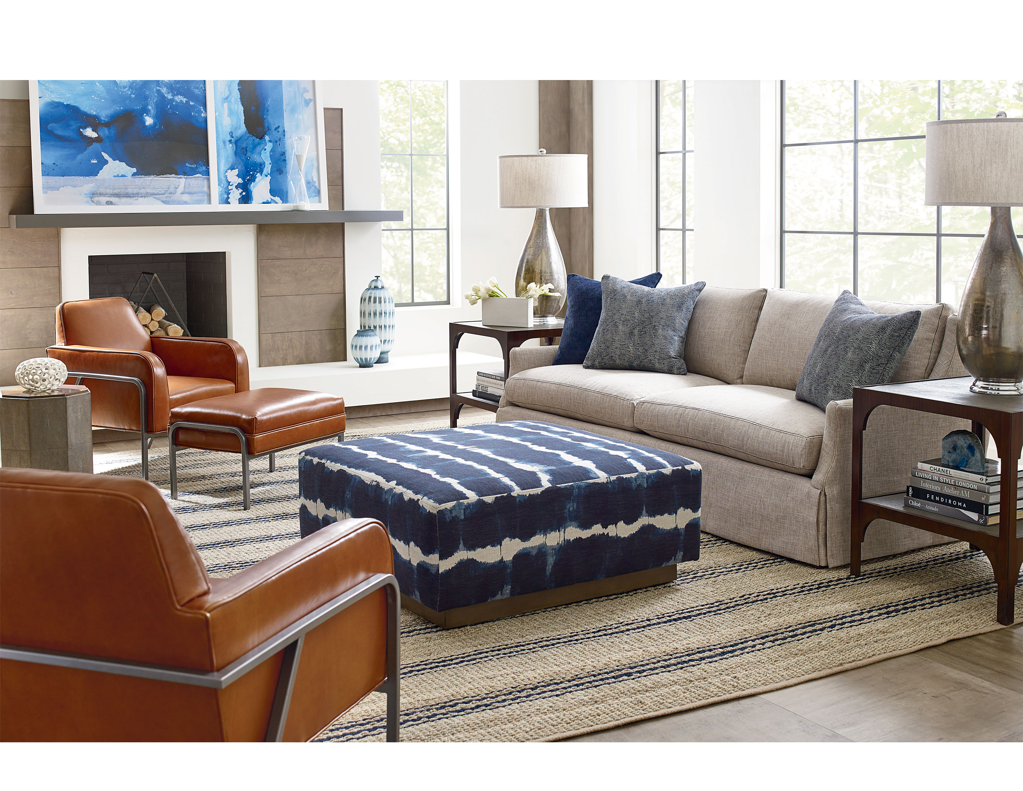 Dean Transitional Sofa (Made to Order Fabrics) Sofas and Sectionals