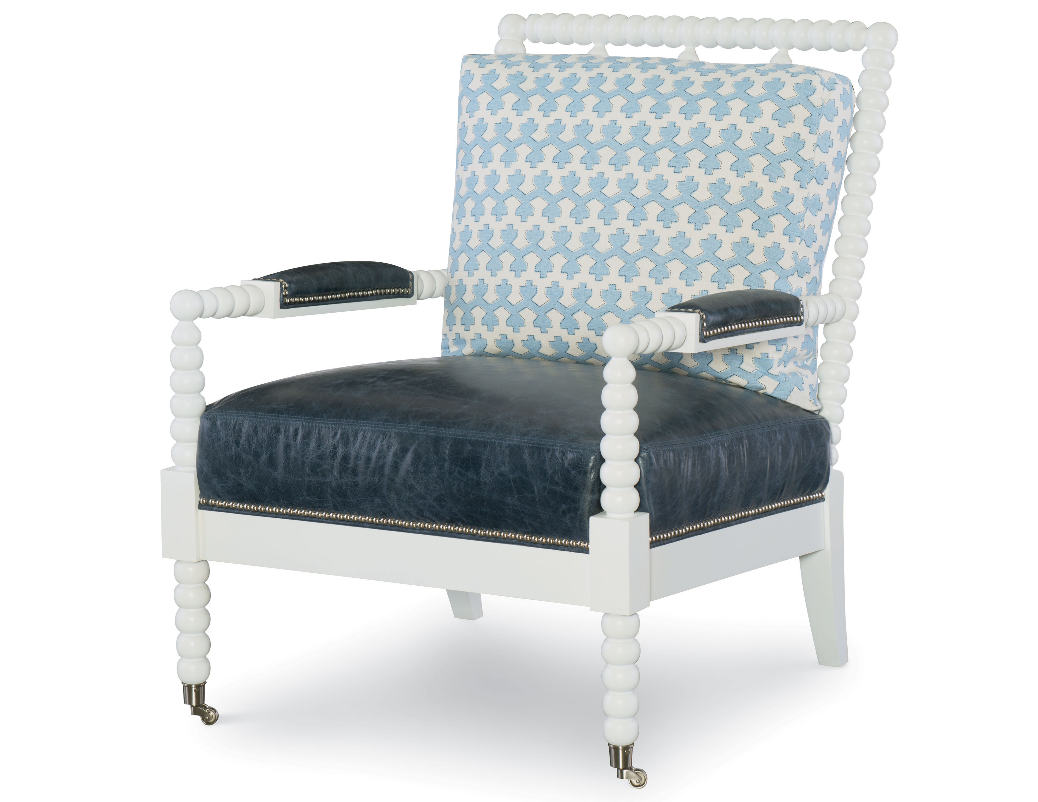 Spindle Chair and Ottoman (Made to Order Sofas and Sectionals