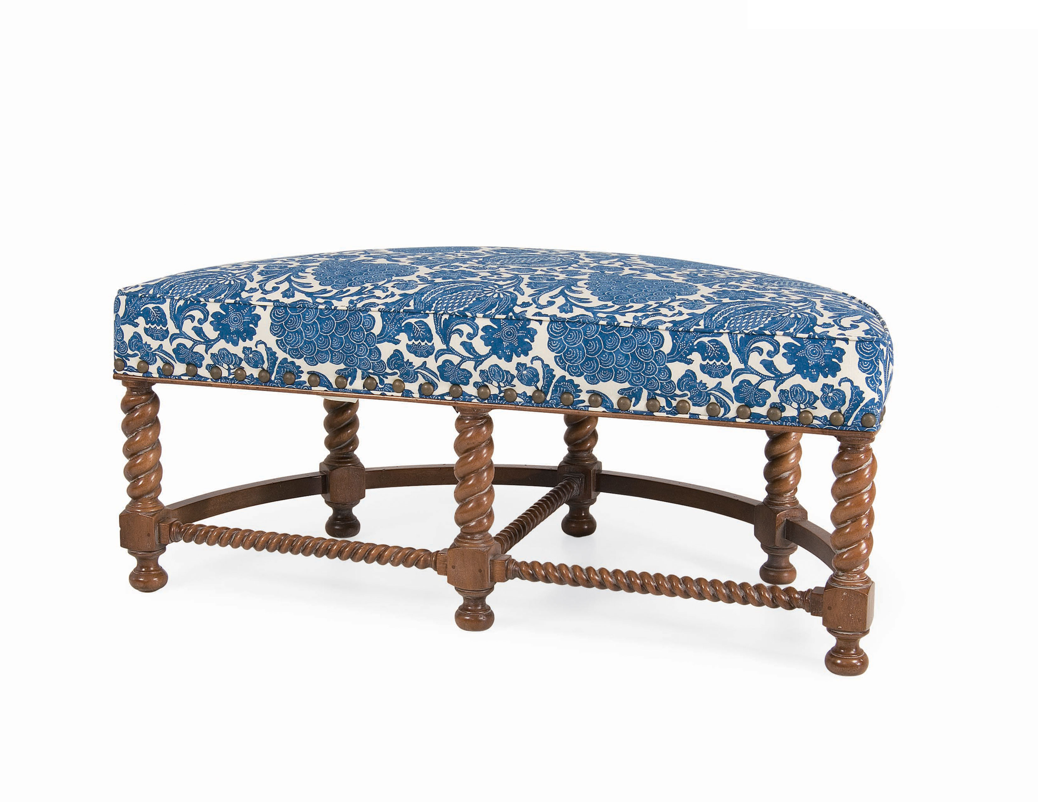 Westchester Half Round Ottoman (Made to Order | Sofas and Sectionals
